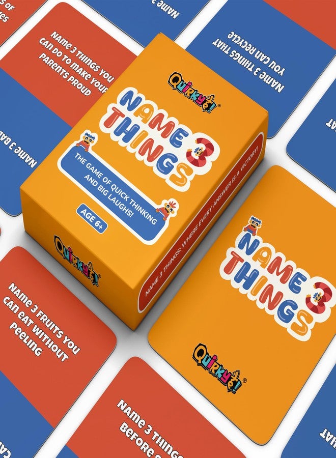 Gangaur Name 3 Things & Bollywood Dumb Charades Card Game Combo - Exciting Fun for Kids, Adults & Family - Perfect for Game Nights, Parties & Gatherings | Ages 6+ - Image 2